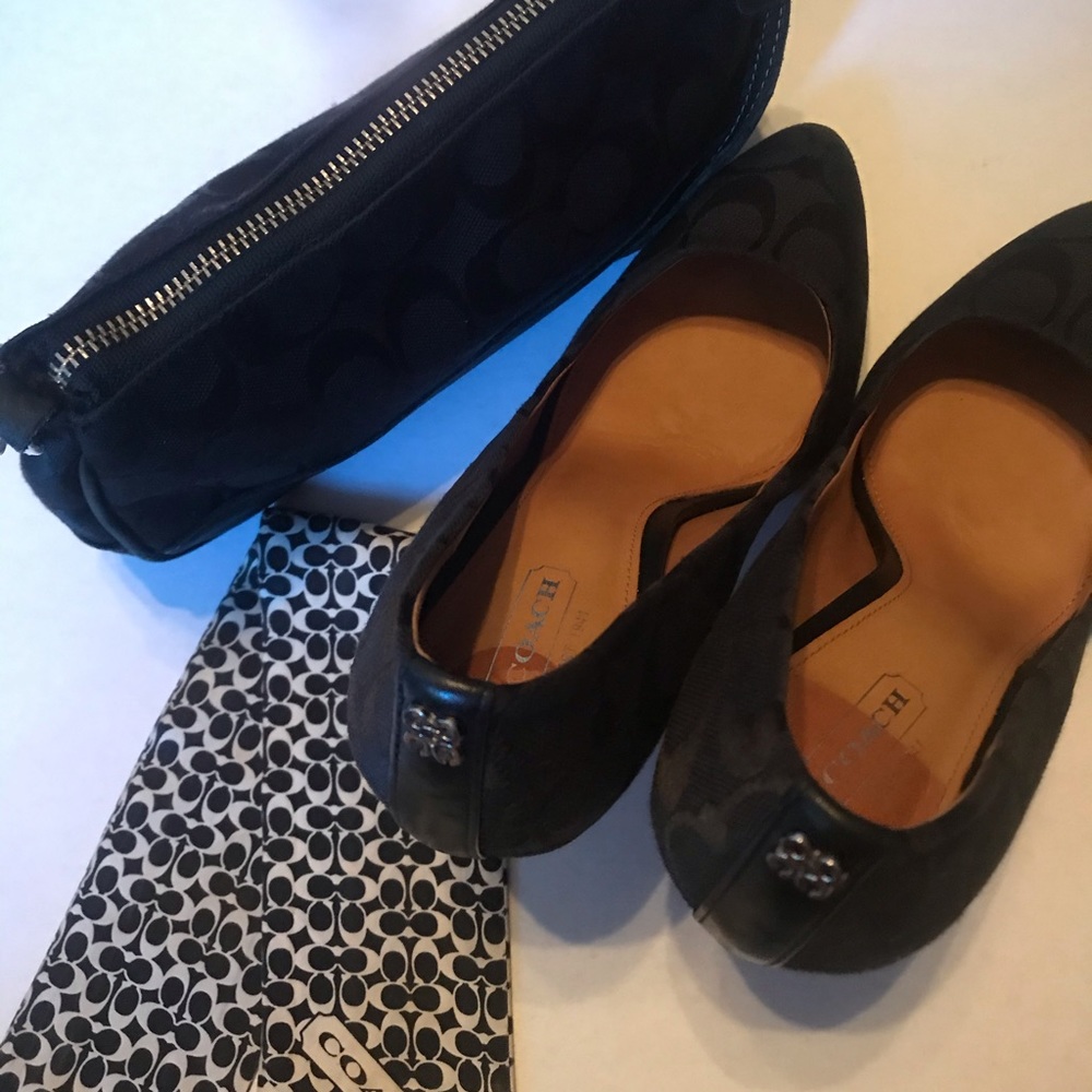 Pocket book scarf shoes